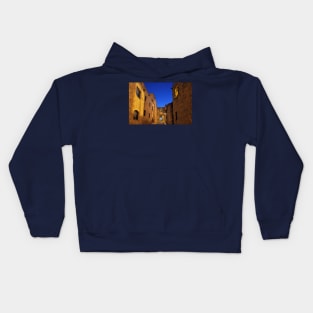 Medieval walk in Rhodes Kids Hoodie